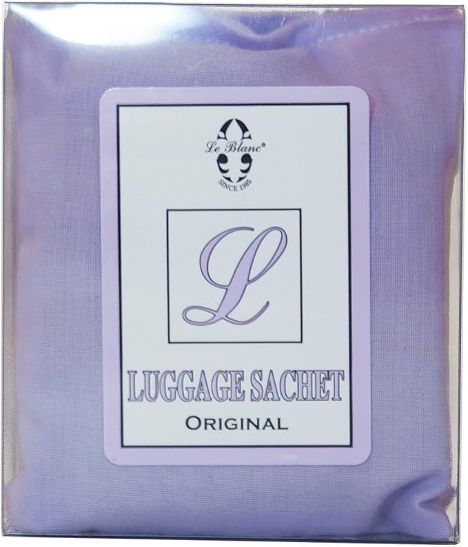 Le Blanc® Original Double Pack Luggage Sachet- Luxury Scented Fabric Sachet for Your Luggage (1 Pack)