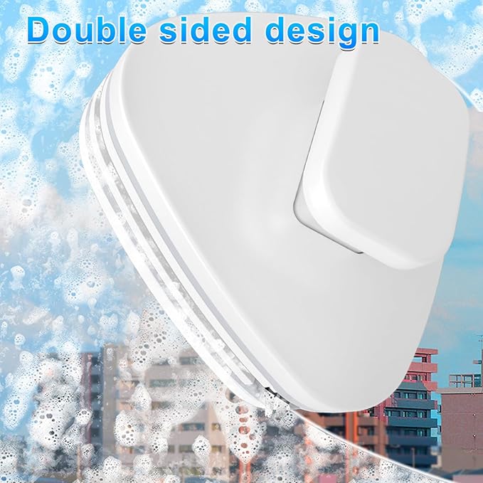 Double Sided Magnetic Window Cleaner Outside Magnetic Window Cleaner Double Sided Window Brush Glass Wiper Cleaning Tools Outside Glass Wiper for Window Cleaning (8-15)