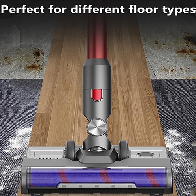 Lightweight Stick Vacuum 19 Kpa Cordless Vacuum Cleaner with Handle Powerful Suction 150W Brushless Motor Up To 45min Runtime Double Gear Speed and Easy Storage For Sofas Car and Hard Floor