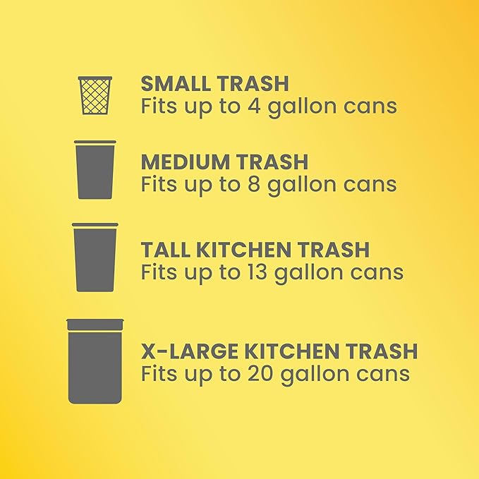 Glad ForceFlex Tall Kitchen Drawstring Trash Bags13 GalFragrance Free110 Ct (Package May Vary)(Pack of 3)
