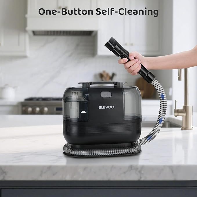 500W Powerful Carpet Cleaner Machine - 12Kpa Strong Suction Portable Upholstery Cleaner For Pet Accident Rugs Carpet And Upholstery