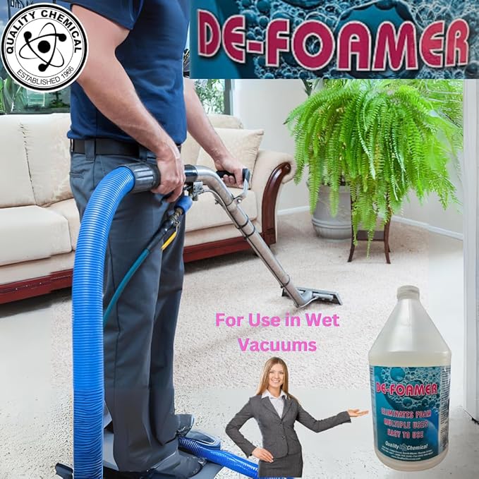Quality Chemical Defoamer - Instantly removes foam from Hot Tubs or Cleaning Equipment -128 oz (Pack of 1)