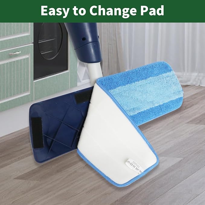 36 Pack Microfiber Cleaning Pads Reusable Microfiber Mop Pads for 18 Inch Mop Hardwood Floor Replacement Cleaning Mop Pads Machine Washes