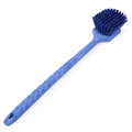 SPARTA 40501EC14 Plastic Large Scrub Brush Kitchen Brush Utility Brush With Long Handle For Cleaning 20 Inches Blue