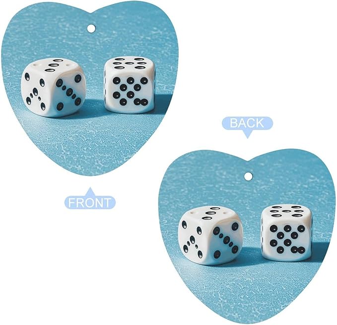 Car Air Freshener 5 Pcs Two White Dice Car Aromatherapy Tablets Hanging Fragrance Diffuser Quickly Eliminate Odors Pendant Decor for Car Bedroom Wardrobe Black