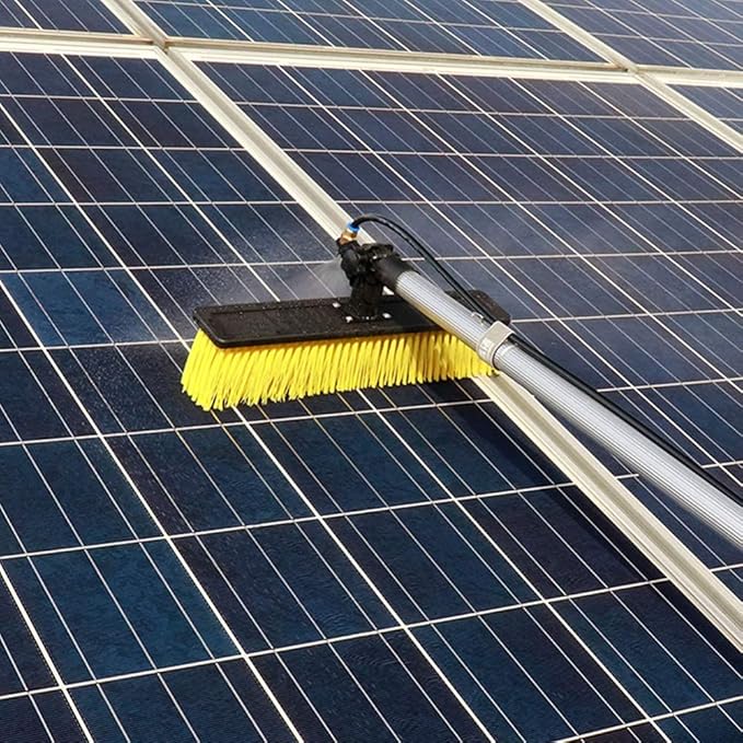 5-12M Window Cleaning Pole Water Fed Telesbrush Extendable Cleaner Conservatory Roof Cleaning Photovoltaic and Solar Panels Brush/9M/29.5Ft