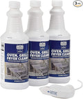 Oven Grill and Fryer Cleaner with Stainer Value Pack (32 oz 3 pk).Heavy Duty Commercial Cleaner