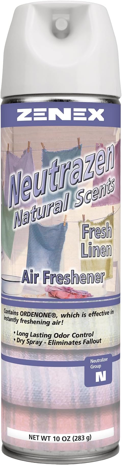 Neutrazen Natural Scents Air Freshener | Air Sanitizer Spray | Odor Neutralizer with Ordenone® Technology | Fresh Linen Scent | 20 oz (2 Pack) | Made in USA