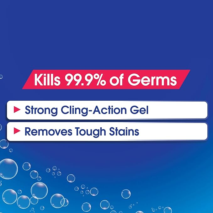 Toilet Bowl Cleaner Fresh Scent 24 Fl Oz (Pack of 2) Powerful Stain Remover Deep Clean Formula Limescale Rust Eliminator Deodorizing Bathroom Cleaner Septic Safe Toilet Cleaner