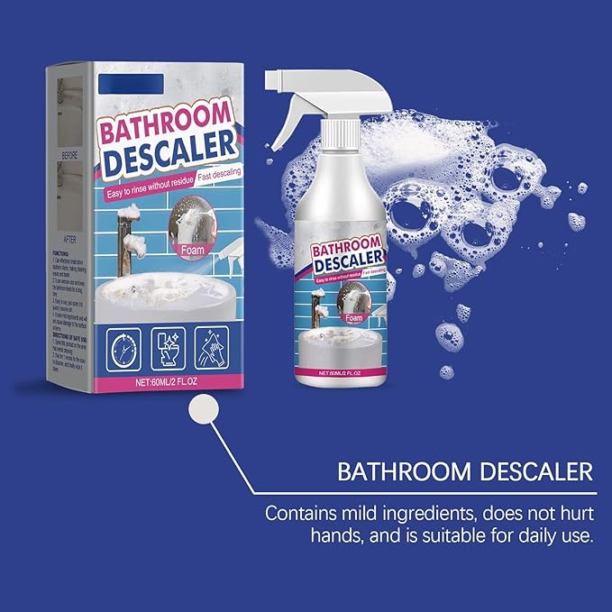 Bathroom Foam Cleaner Portable Bathroom Cleaning Solution For Daily Surface Care(3pcs)