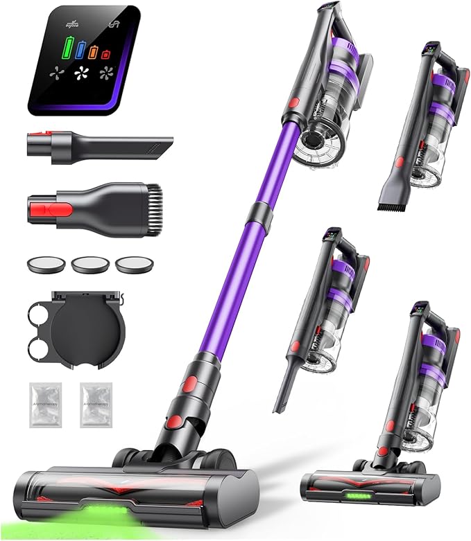 Rechargeable Battery and Cordless Vacuum Cleaner 600W 50KPA