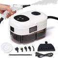Spurgehom Handheld Steam Cleaner 15s Heat-Up 1L Tank Portable Steam Cleaner 2500W High Temperature Multipurpose Steamer for Cleaning 6 Gears Adjustable Handheld Steamer for Home White