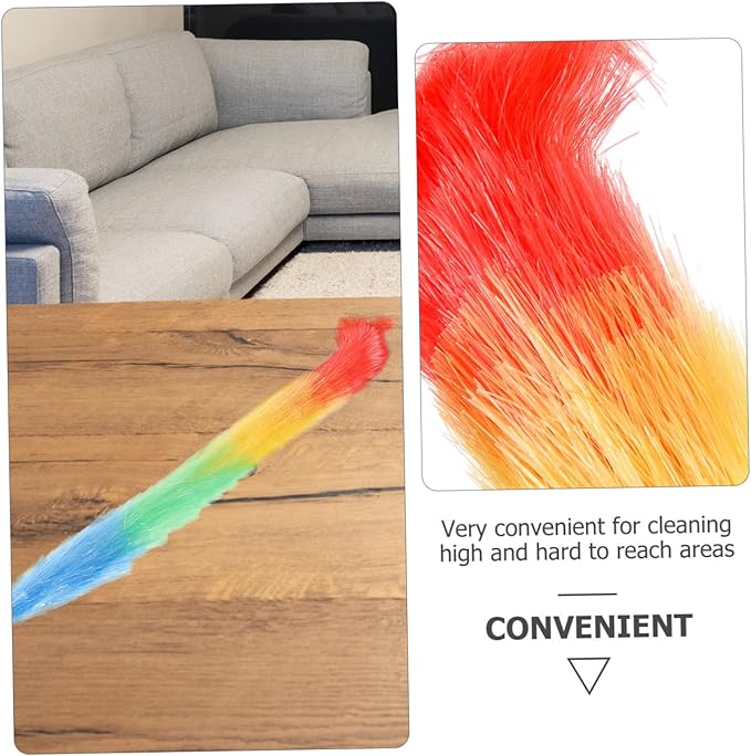 CANIGHT Ergonomic Handle Household Cleaning Duster for Furniture and Appliances Ultra Brush for High and Hard to Reach Areas Hanging for Easy Storage Suitable for Home and Office Use