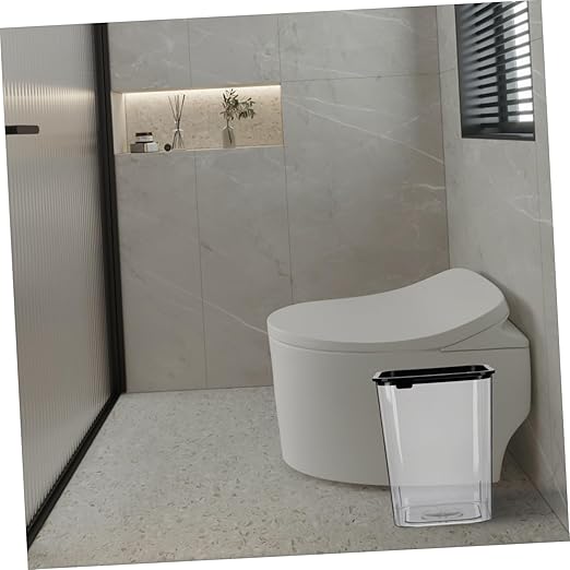 Decorative Trash Bin Lightweight Waste Paper Basket for Bedroom and Office Wastebasket for Indoor Use Modern and Stylish Design