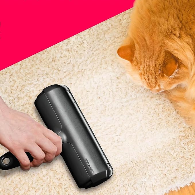 Cat &amp Dog Hair Grooming Remover Tool Furniture Sofa Carpet Clothing Pet Hair Removal Roller Reusable