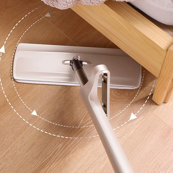 Flat Mop Free Hand Washing 360 Spin Microfiber Pad Wet and Dry Home House Office Cleaning Tool Kitchen Floor Clean
