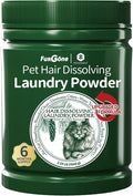 FurGone by Seedshub Pet Hair Odor &amp Stain Remover for Laundry Upgraded Higher Hair Dissolution 6-Month Supply Based Powder Detergent for ClothesEffective Dog &amp Cat Hair RemoverSeptic Safe