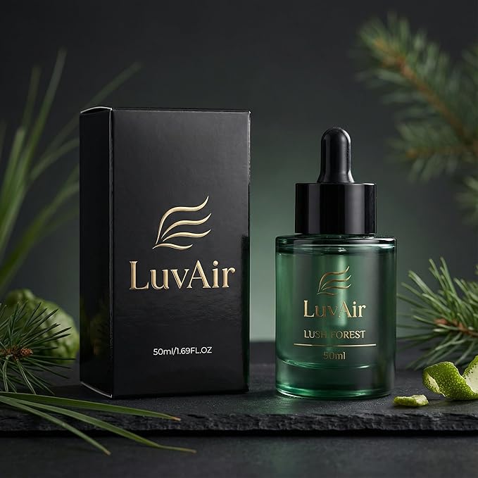 LuvAir™ Woody Collection Aroma Oil Refill – Warm Earthy Fragrance for Car and Home Waterless Diffusers (50 ml Lush Forrest)