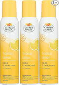 Citrus Magic Odor Eliminating Air Freshener Spray Tropical Lemon 3-Ounce Pack of 3
