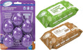 Air Jungles Odor Eliminator Balls 6 Count Lavender Leather Cleaner Wipes 70 Count &amp All-Purpose Cleaning Wipes 70 Count 3-in-1 Bundle for Car Home Gym Shoes Furniture &amp More