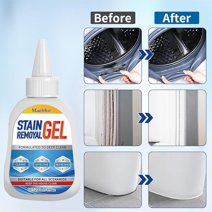 Foaming Drain Cleaner+Mold Stain Remover Gel