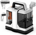 Portable Carpet and Upholstery Cleaner Lightweight Handheld Spot Cleaner with Dual Removable Tanks and 2 Cleaning Heads Ideal for Carpets Rugs Stairs and Cars