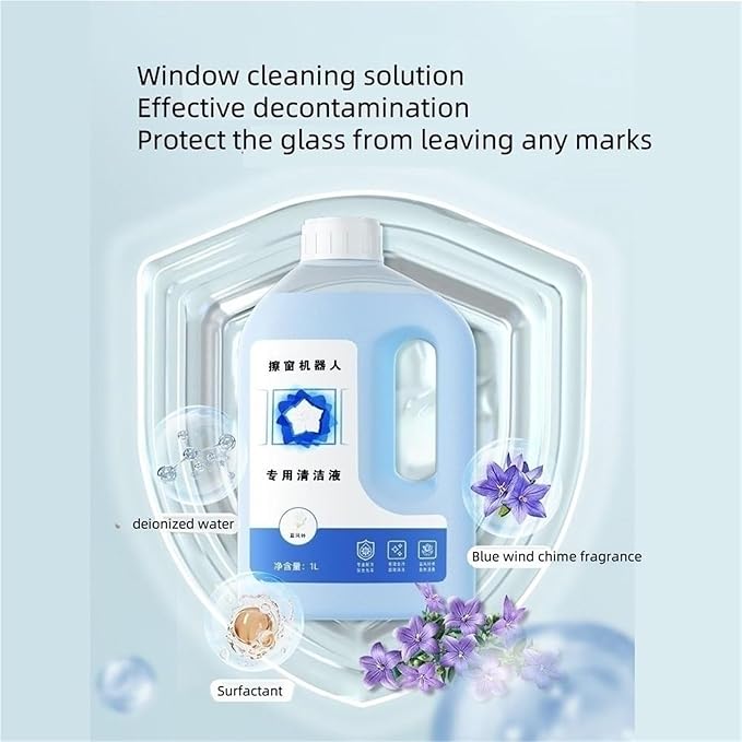 Window Cleaning Solution Compatible With ECOVACS WINBOT W1/W1S PRO/ W1 PRO/ W2 OMNI/W2 PRO/W2 PRO OMNI/WINBOT MINI HA11(1230ml)
