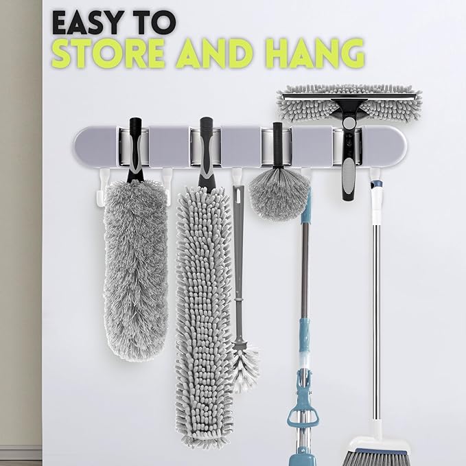 【Upgrade Anti Rotation 】 36ft High Reach Duster Kit5-36ft Lightweight Aluminum Alloy Extension Rod7-Piece Set210° Steering Head Clean Various Anglefor Cleaning CeilingHigh Wall