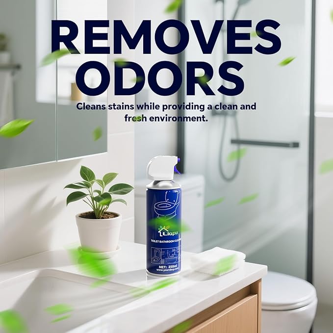 Powerful Toilet Bowl Cleaner – Rapid Stain Remover Eliminates Limescale &amp Odors Fresh Mint Scent Eco-Friendly Formula Safe for Pipes &amp Septic Tanks (1)