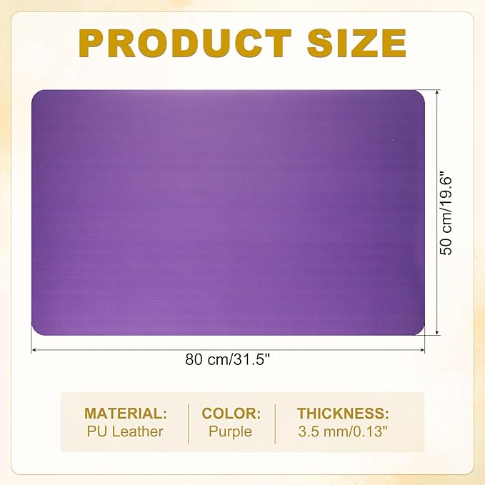 uxcell Dish Drying Mat for Kitchen Counter 31.5 x 19.6 Dish Drying Pad Purple