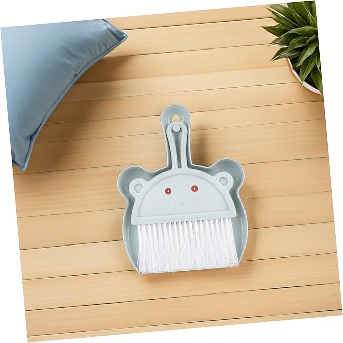 6 Sets Portable Mini Dustpan and Brush with Soft Bristles Compact Small Whisk Broom for Keyboard and Desk Cleaning Lightweight Construction Home and Office Desktop Cleaner
