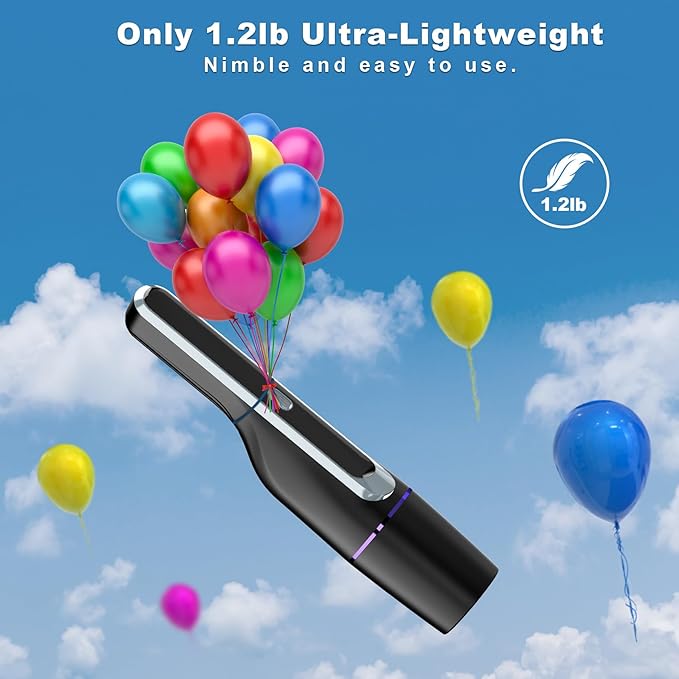 Handheld Vacuum Cordless - Car Vacuum with Brushless Motor &amp 14000Pa Powerful Suction 1.2lbs Lightweight LED Light Slim Mini Vacuum Cleaner for Car Home Office Pet