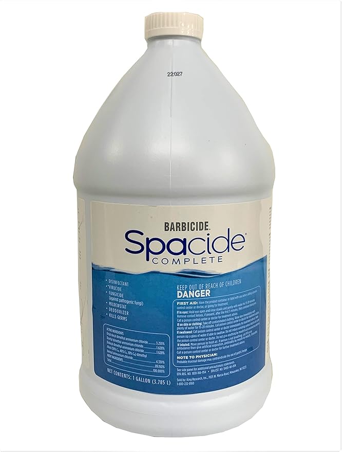 Barbicide BA-55400 Spacide Cleaner 1 Gallon Clear
