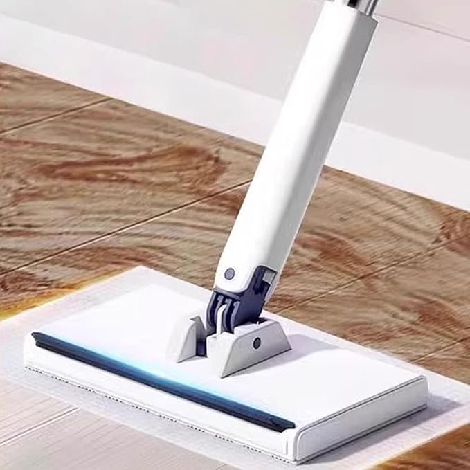 Floor Cleaning Dust Mop | Large 83x107cm Wet Dry Mop ABS Stainless Steel Handle Versatile Cleaner | Easy Use Durable Design | Doors Panes Walls Bathroom Toilet Hard-to-Reach Corners