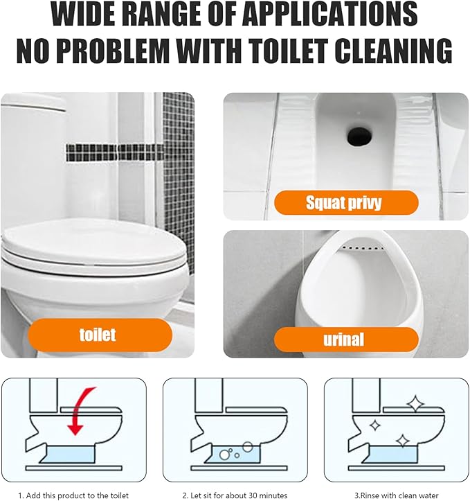 Toilet Tank Cleaner 10Pcs Bowling Toilet Bowl Cleaner In Bottle Effective Cleaning Liquid with Long Lasting Fragrance Deodorizer Bowl L