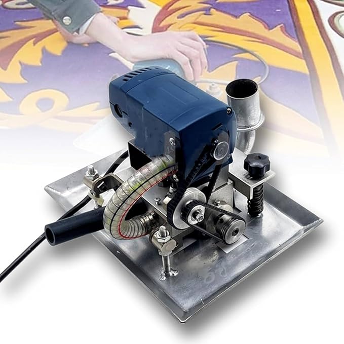 500w Flat Shearing Machine Trimmer 15000rpm Carpet Trimmer Flat Carpet Shearing Machine with 3in Blade Adjustable Depth Fast Speed Ambidextrous Use