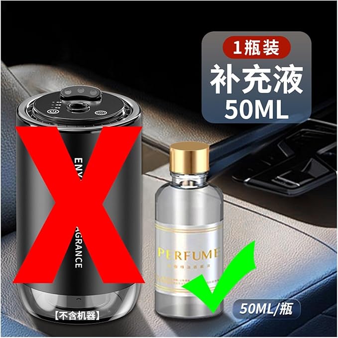 3-Color Starry Sky Car Aromatherapy Diffuser - Automatic Air Freshener &amp Perfume Sprayer for Baby and Family(50ML X09 Ocean)