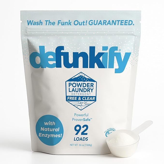Get Stainy Bundle- 2 'Free &amp Clear' Laundry Detergents &amp 2Pk Stain Remover Spray. Washing Detergent Soap &amp Spot Treater Prewash for Activewear Carpet Gear. Kid Pet &amp Sensitive Skin