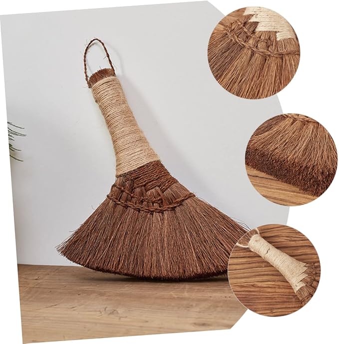 BESPORTBLE 2pcs Desktop Palm Dust Brush Ergonomic Household Broom for Easy Cleaning of Furniture Car and Hard Reach Areas