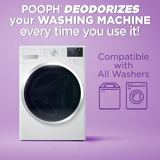 POOPH® Laundry – 32oz Bottle (16 Loads) – Eliminates The Toughest Odors in Washables in a ONE Wash –with NO FRAGRANCES.Just Add 2oz with Laundry Detergent – NO Harsh Chemicals Safe for People &amp P