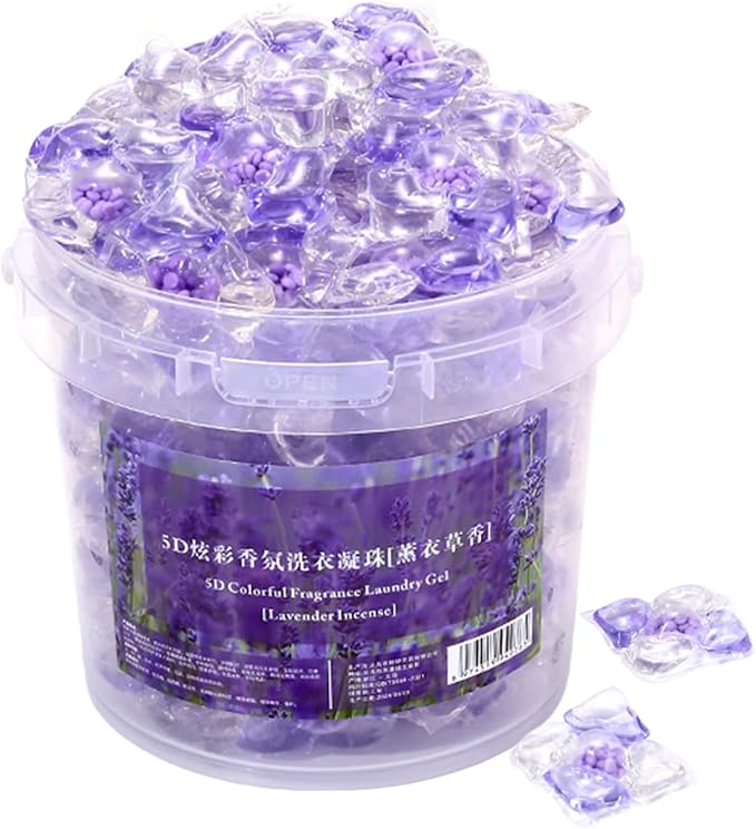 Laundry Detergent Pods - Cleaning for Front Load Top Load Washer | Water Soluble Film with Powerful Wash Action Free Clothing Care Pods for Daily Fabric Maintenance