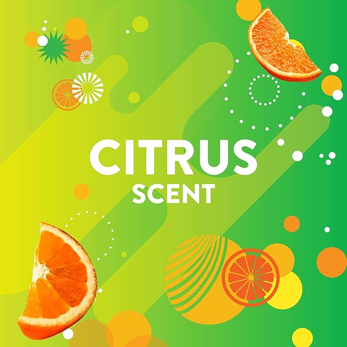 Scrubbing Bubbles Flushable Toilet Bowl Wand Cleaner Refills Fresh Brush Cleaner Toilet Refill Pads Removes Limescale &amp Odors Citrus Scent20 Count (Pack of 4)