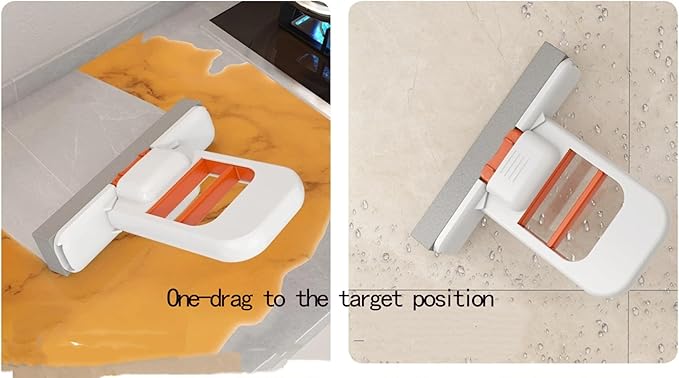 Handheld Small Adhesive Cotton Folding mop