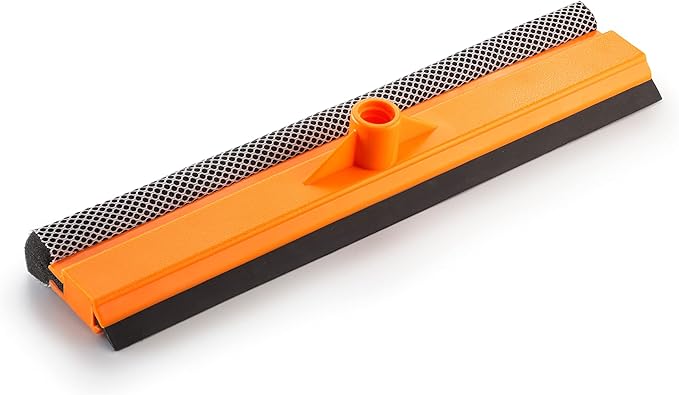 15 Window Washer Squeegee Attachment // Multi-Use Squeegee for Car and Window Cleaning Fits All Extension Poles with Standard Acme Thread // Professional Window Cleaning Tool (Pole Sold Separately)