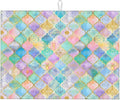 Absorbent Dish Drying Mat For Kitchen Counter Rainbow Morocco Microfiber Dish Drying Pad 18x24 Inch Kitchen Gadgets For Easy Clean Multi-Use