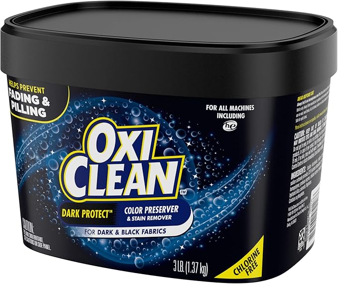 OxiClean Dark Protect Laundry Booster Laundry Stain Remover for Clothes 3 Lbs
