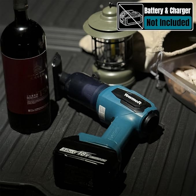 3 in 1 Handheld Car Vacuum Compatible with Makita 18V Battery with 21000pa Strong Suction Handheld Vacuum Cordless &amp Blower with 200W Brushless Motor Mini Vacuum Cleaner for Car Home (No Batter