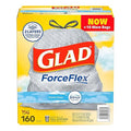 Glad ForceFlex Tall Kitchen Drawstring Trash Bags - Fresh Clean with Febreze 160 ct./13 gal.