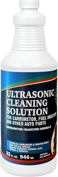 NORTHWEST ENTERPRISES Ultrasonic Cleaner Solution for Carburetors and Engine Parts. Concentrated Washing Compound for use in Ultrasonic Machines and Immersion Washers - Automotive Fluid (32 oz)