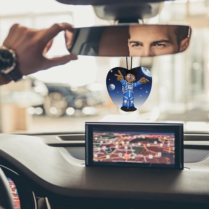 5PCS Car Air Freshener Hanging Personalized Double Sided Star Pointer Car Fresheners Long Lasting New Cars Scents Cute Automotive Freshies for Closets Drawers (tea)